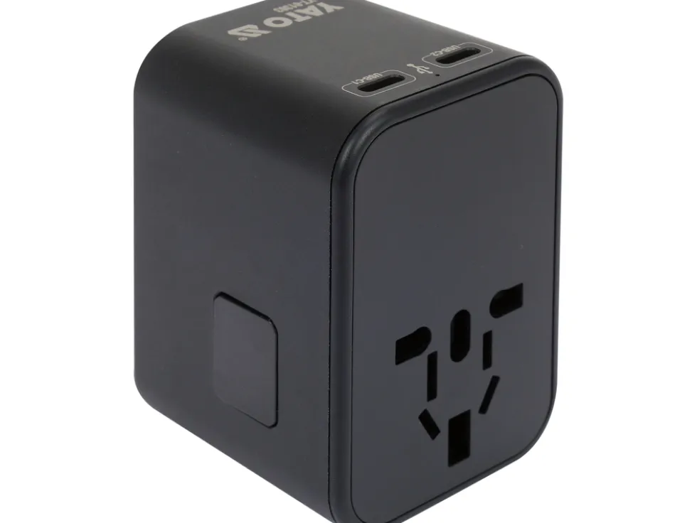 ADAPTER PODRÓŻNY DO PONAD 150 KRAJÓW USB-C PD 65W