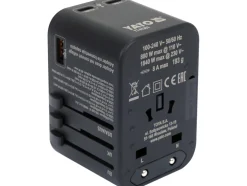 ADAPTER PODRÓŻNY DO PONAD 150 KRAJÓW USB-C PD 65W