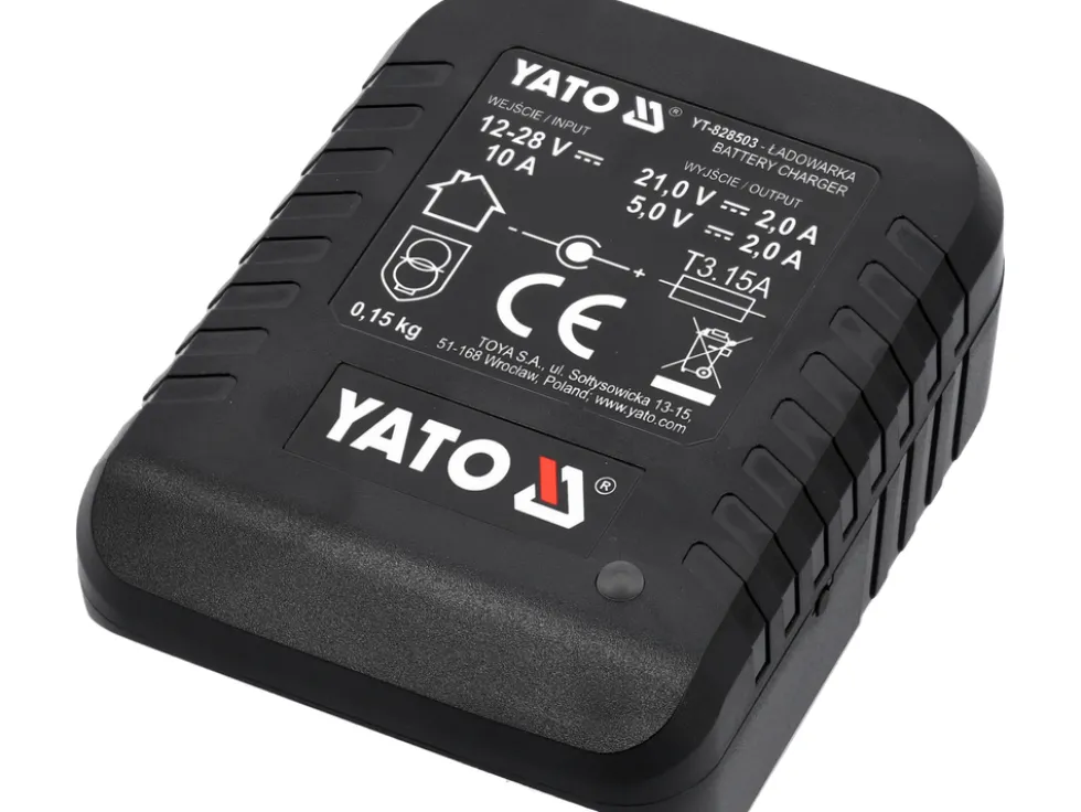 ŁADOWARKA SAMOCHODOWA SYSTEM YATO 18V 2A