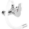 BATERIA ZLEWOZMYWAKOWA ŚCIENNA Z ELASTYCZNĄ WYLEWKĄ FLEXIBLE WHITE