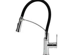 BATERIA ZLEWOZMYWAKOWA Z ELASTYCZNĄ WYLEWKĄ FLEXIBLE 2-BLACK