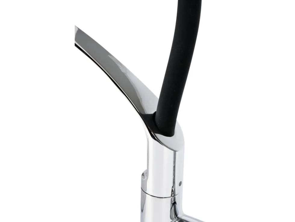 BATERIA ZLEWOZMYWAKOWA Z ELASTYCZNĄ WYLEWKĄ FLEXIBLE 2-BLACK
