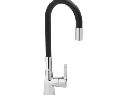 BATERIA ZLEWOZMYWAKOWA Z ELASTYCZNĄ CZARNĄ WYLEWKĄ- 'FLEXIBLE' BLACK