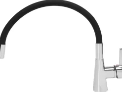 BATERIA ZLEWOZMYWAKOWA Z ELASTYCZNĄ CZARNĄ WYLEWKĄ- 'FLEXIBLE' BLACK