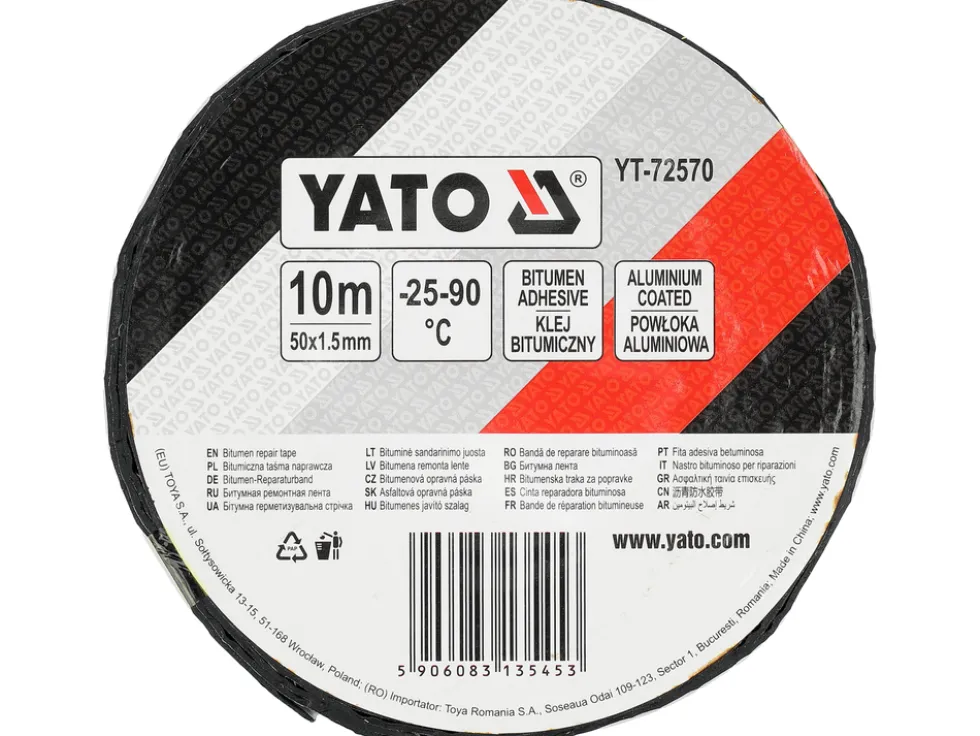 BITUMICZNA TAŚMA NAPRAWCZA 1.5MM X 100MM X 10M