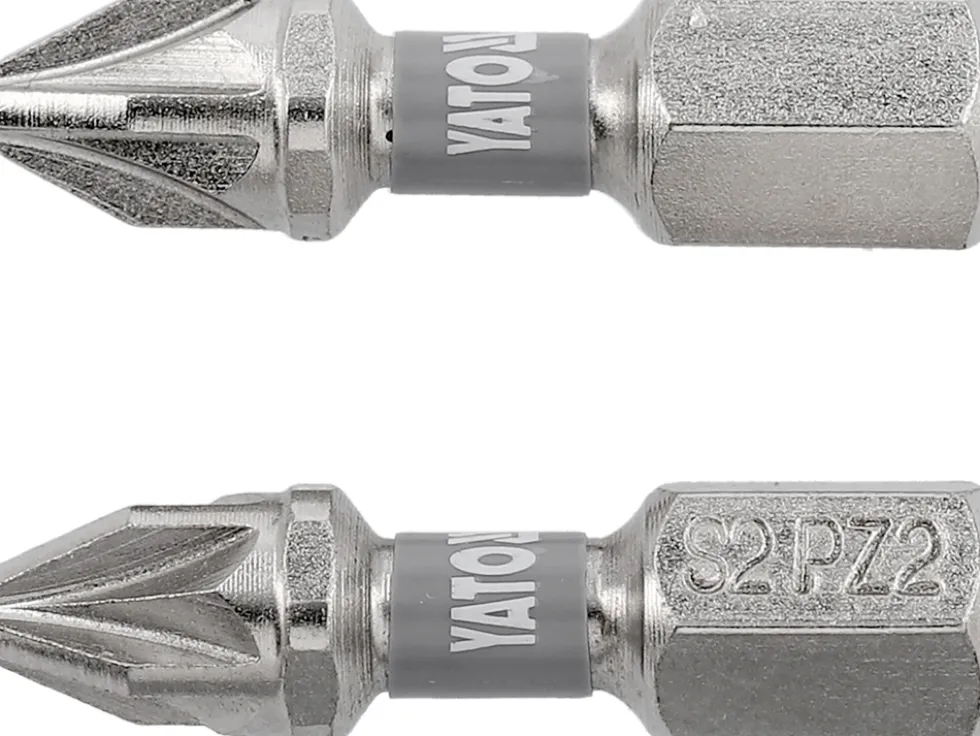BITY 1/4"X25 MM PZ2 2 SZT NI