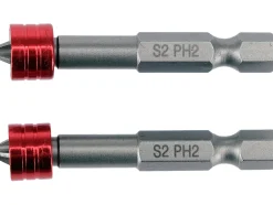 BITY Z OGRANICZNIKIEM I MAGNETYZEREM 1/4"X50 MM PH2 2SZT.