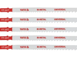 BRZESZCZOT DO WYRZYNARKI BIMETAL, TYP T, 10-5 TPI, DO DREWNA I METALU / 5 SZT.