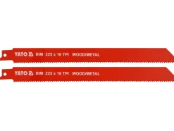 BRZESZCZOTY DO METALU I DREWNA BIM 225 MM 10TPI / 2 SZT.
