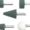 ŚCIERNICE TRZPIENIOWE CERAMICZNE, ZESTAW 5 SZT.