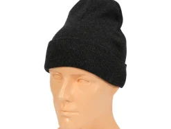 CZAPKA ZIMOWA WYWIJANA CIEMNOSZARA