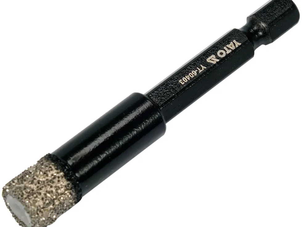 DIAMENTOWE WIERTŁO DO GRESU 10MM HEX