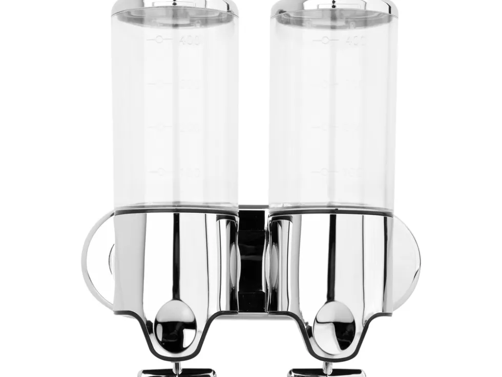DOZOWNIK MYDŁA W PŁYNIE NAŚCIENNY 2X500 ML CHROM