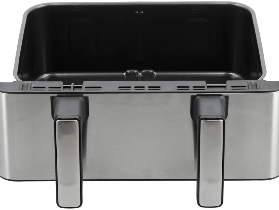 FRYTKOWNICA BEZTŁUSZCZOWA AIR FRYER 2600W 10L STAL NIERDZEWNA, CZARNA