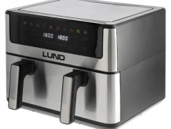FRYTKOWNICA BEZTŁUSZCZOWA AIR FRYER 2600W 10L STAL NIERDZEWNA, CZARNA