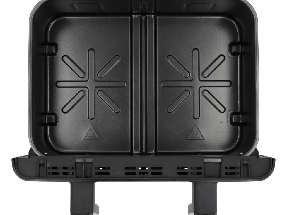 FRYTKOWNICA BEZTŁUSZCZOWA AIR FRYER 2600W 10L STAL NIERDZEWNA, CZARNA