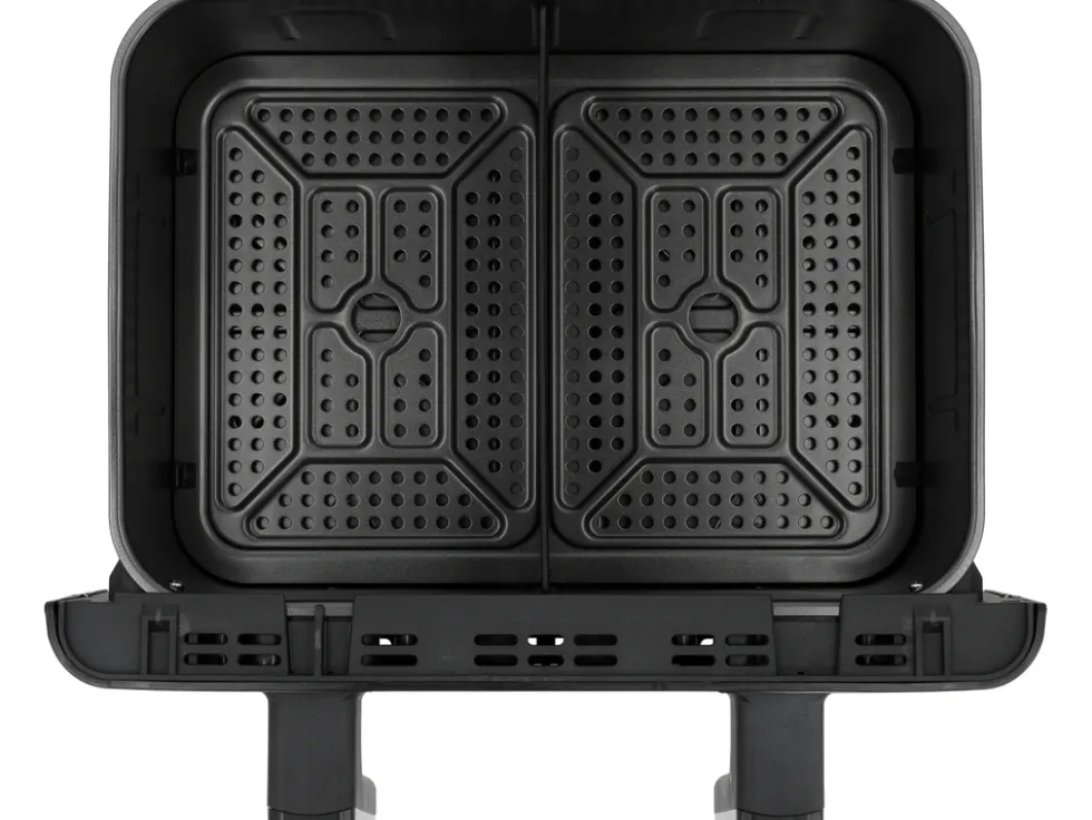 FRYTKOWNICA BEZTŁUSZCZOWA AIR FRYER 2600W 10L STAL NIERDZEWNA, CZARNA