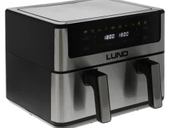 FRYTKOWNICA BEZTŁUSZCZOWA AIR FRYER 2600W 10L STAL NIERDZEWNA, CZARNA