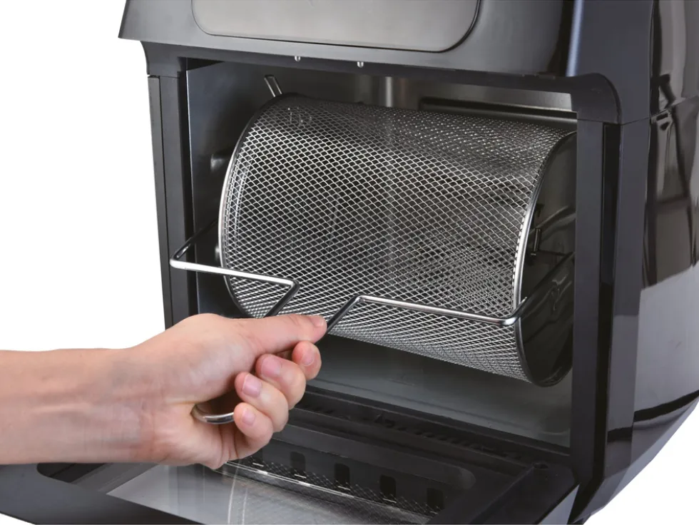 FRYTKOWNICA BEZTŁUSZCZOWA AIR FRYER (PIEKARNIK) 1800W 12L CZARNA