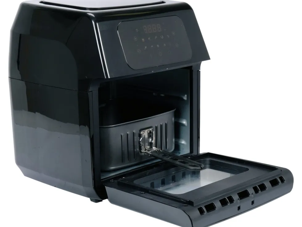 FRYTKOWNICA BEZTŁUSZCZOWA AIR FRYER (PIEKARNIK) 1800W 12L CZARNA