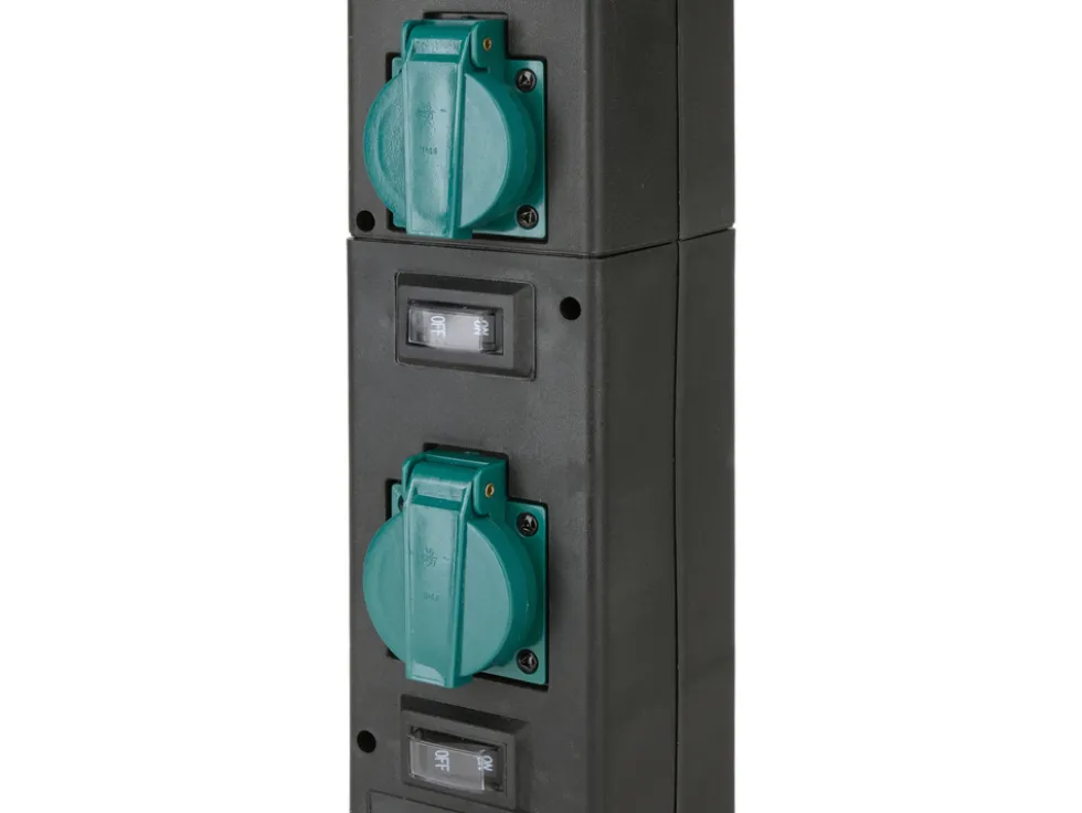 GNIAZDO OGRODOWE SŁUPEK PP IP44 4X230V