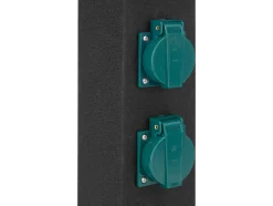 GNIAZDO OGRODOWE SŁUPEK STAL IP44 4X230V