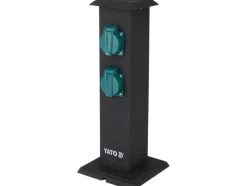 GNIAZDO OGRODOWE SŁUPEK STAL IP44 4X230V