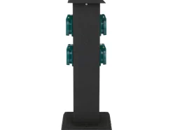 GNIAZDO OGRODOWE SŁUPEK STAL IP44 4X230V