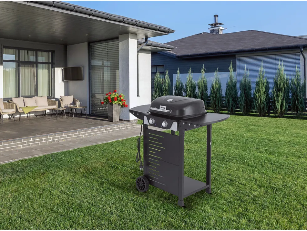 GRILL ELEKTRYCZNY, STOJĄCY ASAHI 2300W, 47 X 37CM