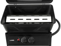 GRILL GAZOWY BAVEN, 2 PALNIKI 5,5KW CZARNY