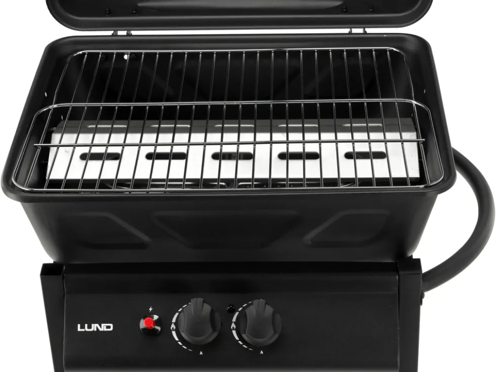 GRILL GAZOWY BAVEN, 2 PALNIKI 5,5KW CZARNY