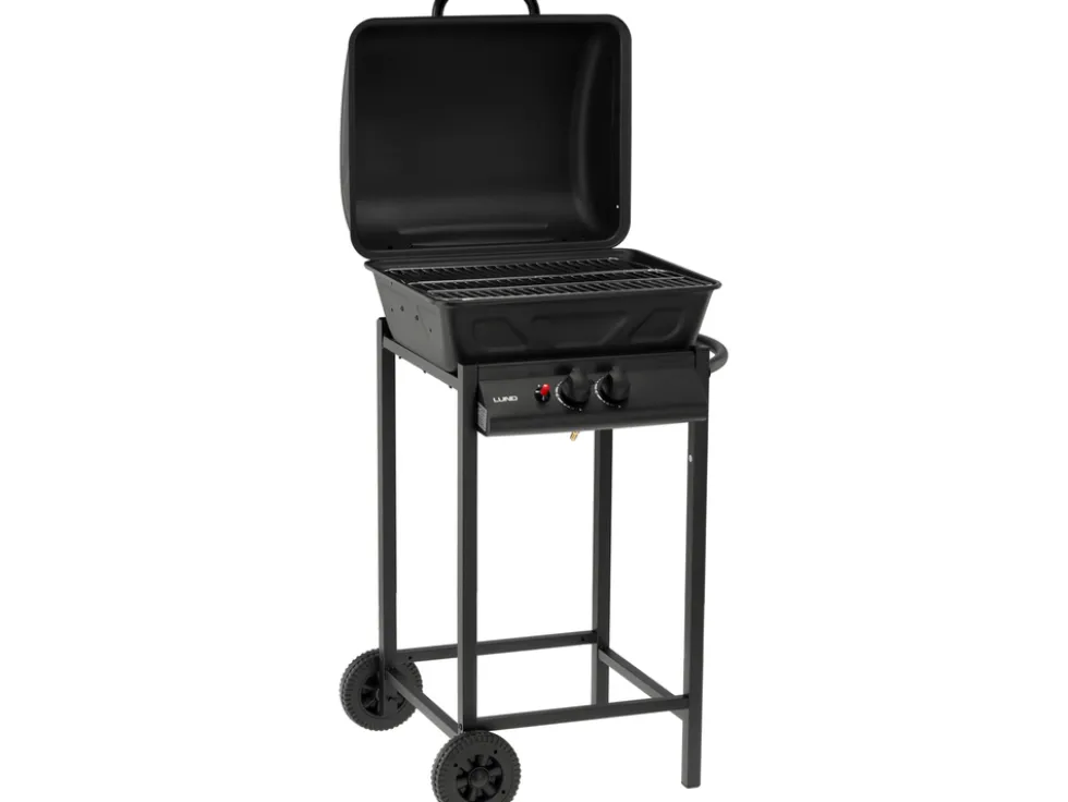 GRILL GAZOWY BAVEN, 2 PALNIKI 5,5KW CZARNY