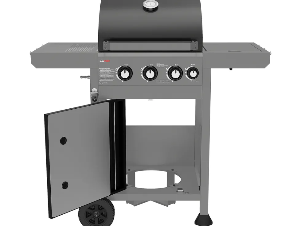 GRILL GAZOWY 3+1 ŻELIW RUSZT, 11,5KW