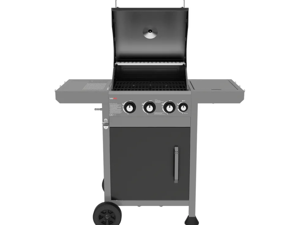 GRILL GAZOWY 3+1 ŻELIW RUSZT, 11,5KW