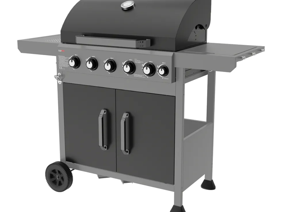 GRILL GAZOWY 5+1 ŻELIW RUSZT, 17,5KW