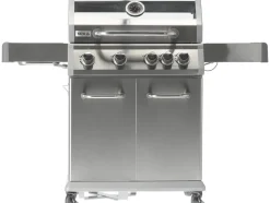 GRILL GAZOWY ITAMI 4+1 STAL NIERDZEWNA 14,2KW, Z SZYBĄ