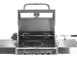 GRILL GAZOWY ITAMI 3+1 STAL NIERDZEWNA 11,5KW, Z SZYBĄ