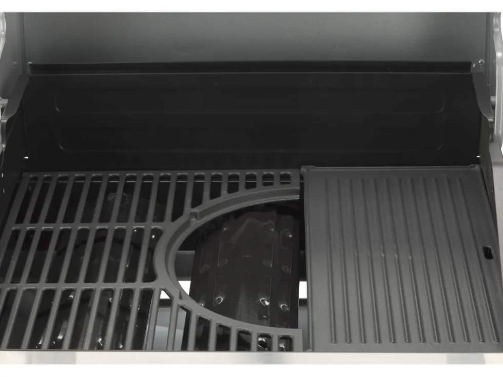 GRILL GAZOWY ITAMI 3+1 STAL NIERDZEWNA 11,5KW, Z SZYBĄ