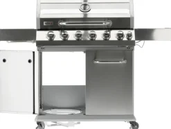 GRILL GAZOWY ITAMI 6+1 STAL NIERDZEWNA 20,5KW, Z SZYBĄ