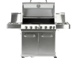 GRILL GAZOWY ITAMI 6+1 STAL NIERDZEWNA 20,5KW, Z SZYBĄ