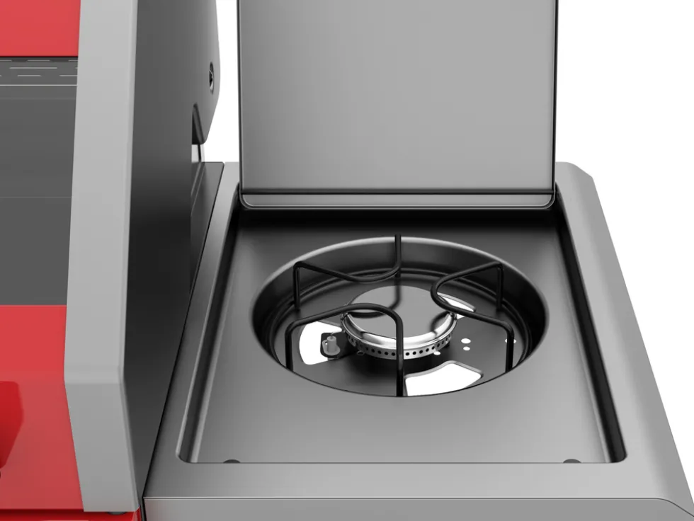GRILL GAZOWY OKAYA 4+1, 14,2KW, CZERWONY