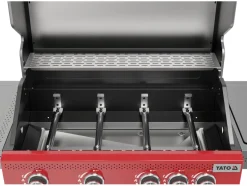 GRILL GAZOWY OKAYA 4+1, 14,2KW, CZERWONY