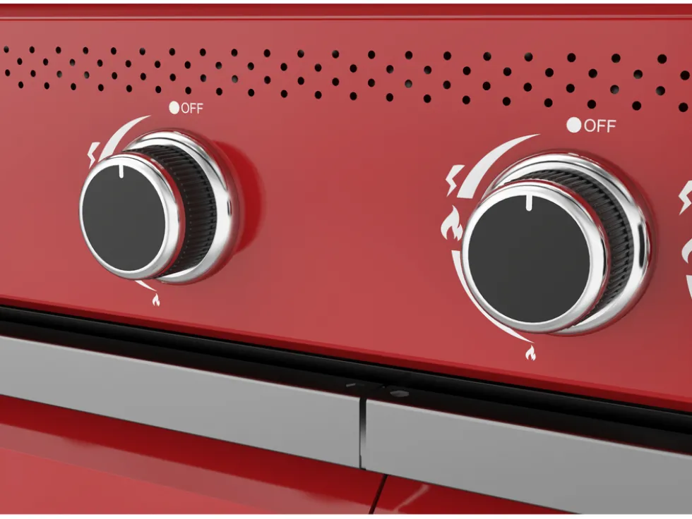 GRILL GAZOWY OKAYA 4+1, 14,2KW, CZERWONY