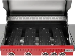 GRILL GAZOWY OKAYA 4+1, 14,2KW, CZERWONY