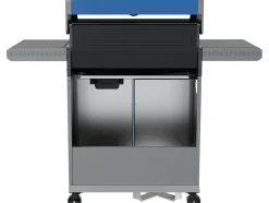 GRILL GAZOWY OKAYA 4+1, 14,2KW, Z SZYBĄ, NIEBIESKI