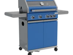 GRILL GAZOWY OKAYA 4+1, 14,2KW, Z SZYBĄ, NIEBIESKI