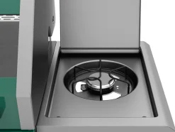 GRILL GAZOWY OKAYA 4+1, 14,2KW, Z SZYBĄ, ZIELONY