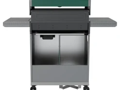 GRILL GAZOWY OKAYA 4+1, 14,2KW, Z SZYBĄ, ZIELONY