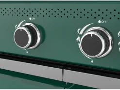 GRILL GAZOWY OKAYA 4+1, 14,2KW, Z SZYBĄ, ZIELONY