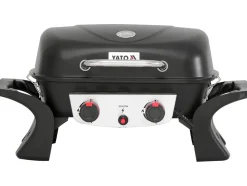 GRILL GAZOWY PRZENOŚNY YAKE, 2 PALNIKI, 5KW YAKE